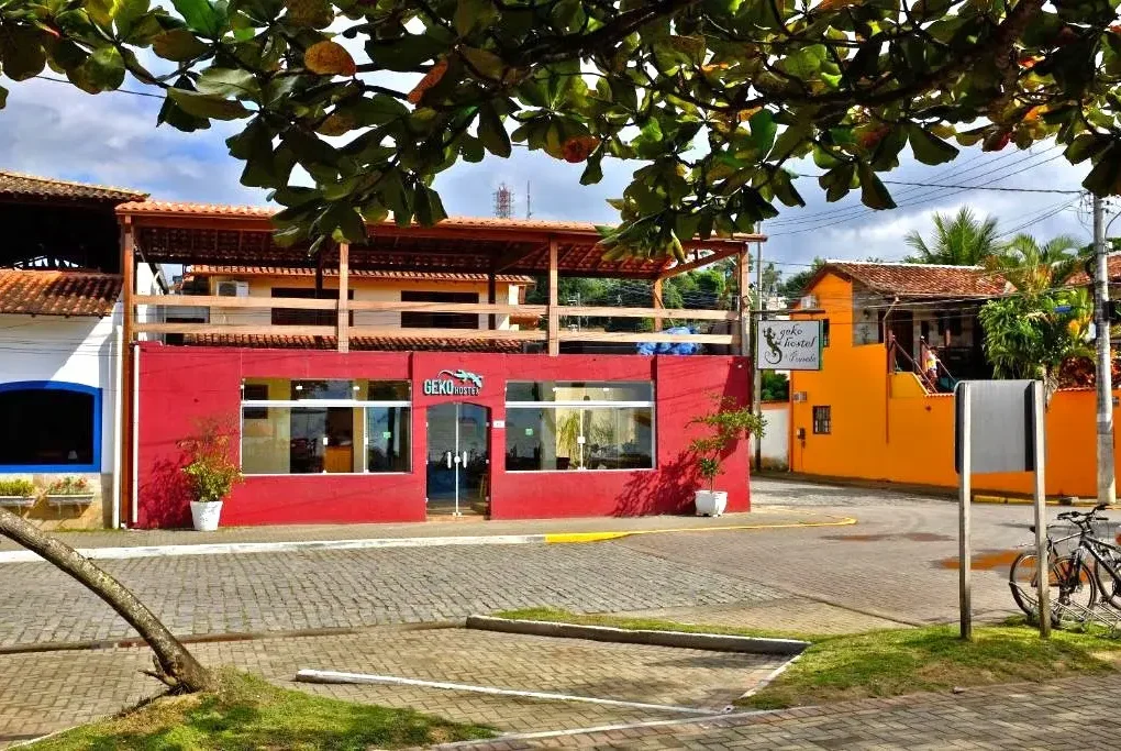 Fachada da Geko Pousada na Praia do Pontal em Paraty