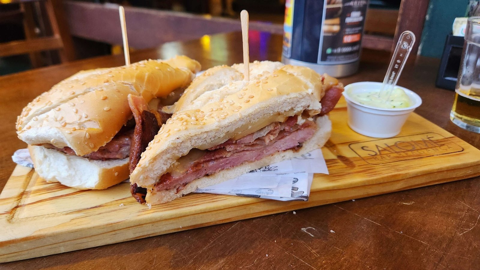 Lanche de linguiça de Bragança Paulista