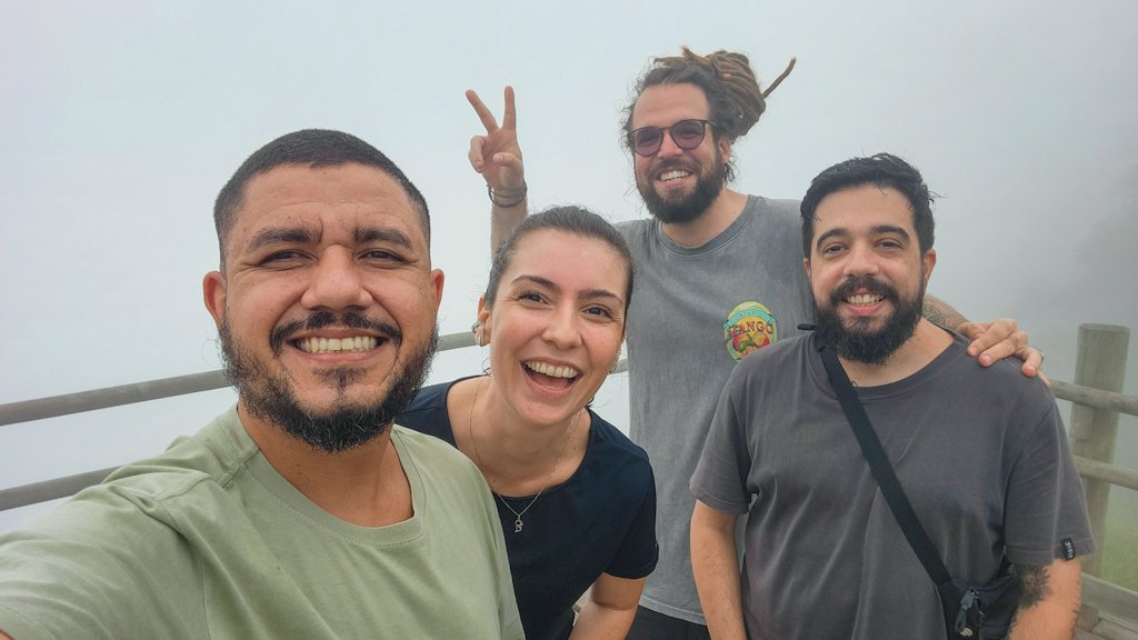 O que fazer em Paranapiacaba: 2 dias na Vila Ferroviária 7 Neblina no topo do Mirante em Paranapiacaba