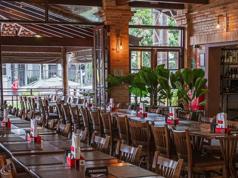 ambiente do restaurante vecchio cancian em sorocaba