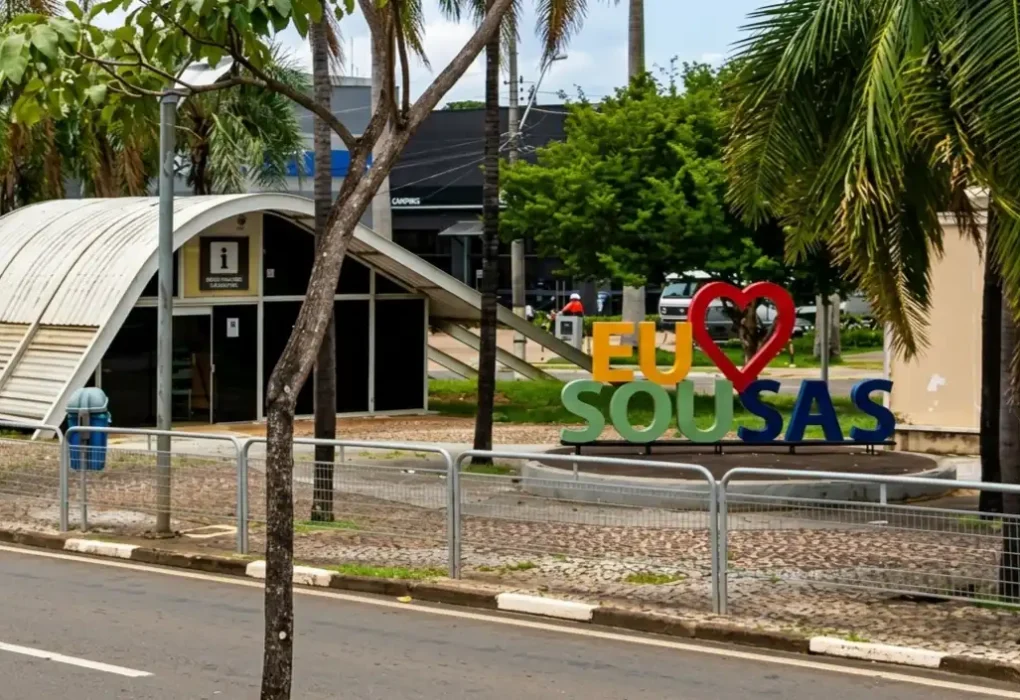 Letreiro de Sousas distrito de Campinas